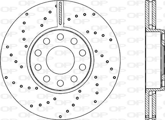 OPEN PARTS Jarrulevy BDRS2280.25